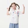 MQD Girls' Cartoon Print Casual Short-Sleeve T-Shirt