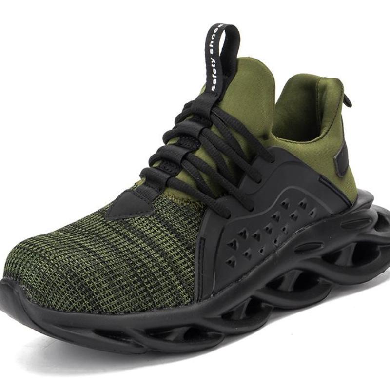 Νέα Ανδρικά Παπούτσια Ασφαλείας με Μεταλλική Μύτη Αθλητικά Εργασίας Γυναικείες Μπότες Μεγάλα Μεγέθη 36-48 Αναπνεύσιμα Παπούτσια Εξωτερικού Χώρου