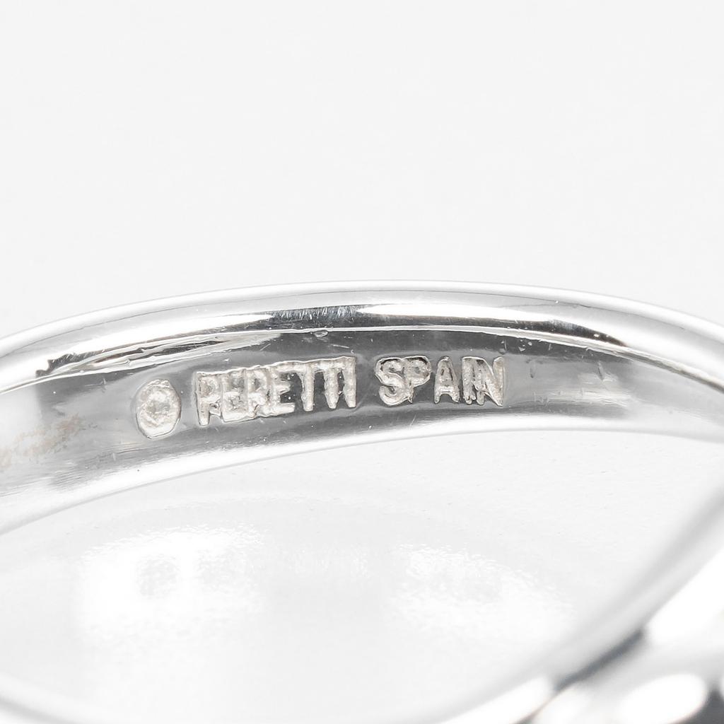 TIFFANY&Co. Open wave Ring Silver925 #4.9(US Size) 3.2g Women Used