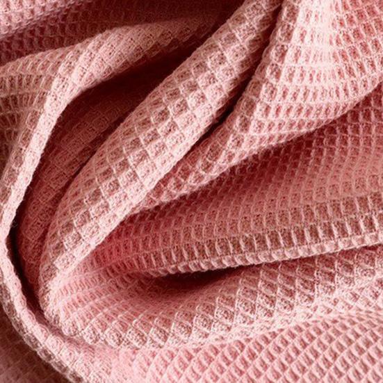 Waffle Design Washing Towels Skin-Friendly Cotton Plain Anti-Fade Dish Towels