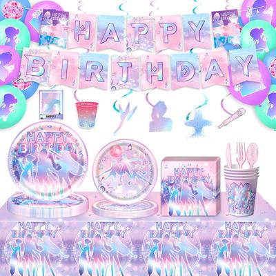 Popular Witch Hunter Themed Party Supplies Kpop Girl Group Birthday Decoration Banner Balloon