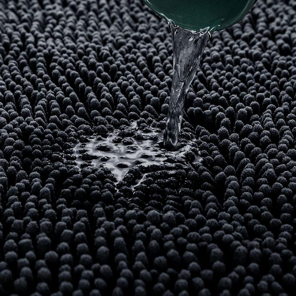 40 X 60 Cm Door Mat Washable Bathroom Mats New Chenille Shower Mat