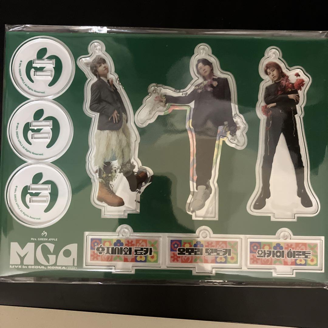 

[USED] Mrs. GreenApple Korea Exclusive Trading Card & Acrylic Stand