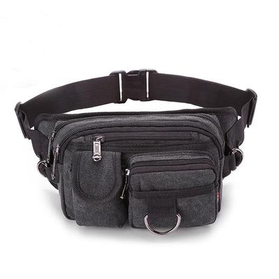 Men's Multifunction Canvas Waist Bag