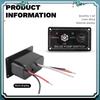 Premium DC 12V Fused Marine Bilge Pump Switch Panel With LED Indicator Light Manual/Off/Auto 3-Way Toggle Switch