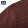 ROMON Men's 100% Pure Wool Mock Neck Pullover Sweater