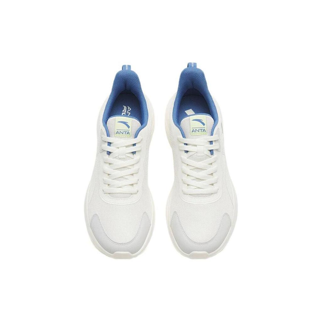 Anta Wear Resistant And Lightweight Low Top Running Shoes Men's White 912245526-3