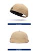Brättlös melonkeps: Retro Broderad Unisex Street Fashion Hatt