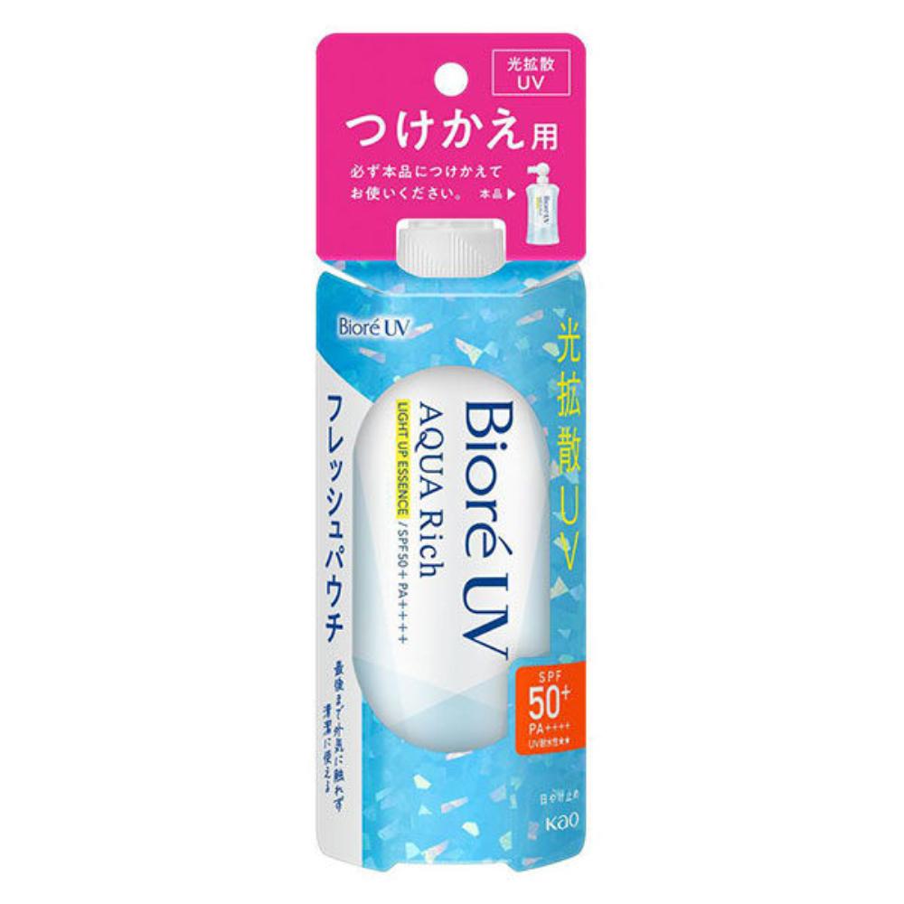 Biore UV Aqua Rich Light-Up Essence Sunscreen Tube/Fresh Pouch/Refill