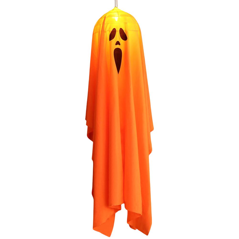 Cute Flying Ghost Light Halloween Hanging Light Up Ghost Spooky Ghost Halloween Decor with Lights Halloween Party Decoration