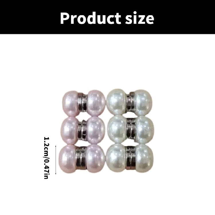 Set mit 12 eleganten magnetischen Hijab-Nadeln Dekorative Schal-Befestiger Imitation Perlen Broschen Schmuck für muslimische Kleidung