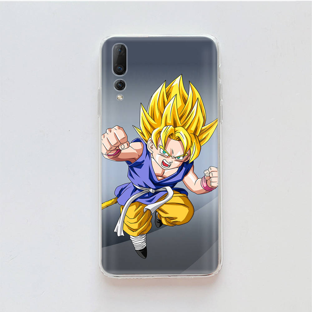 Transparent Case for Samsung A04 A14 A23 M33 M53 Realme 10 9 C35 C55 VIVO X80 Infinix Hot 30 Note 11 Tecno Spark 8P Pro W-89 Dragon Ball Anime