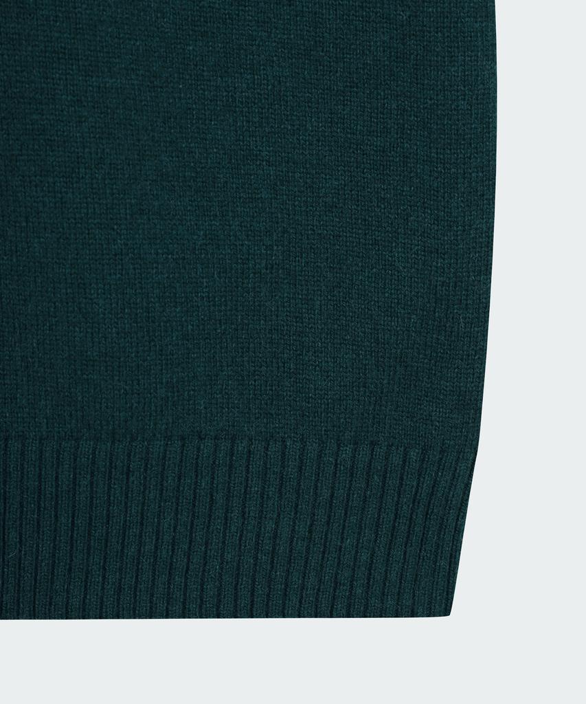 BROOKS BROTHERS [Heritage] Wool Cashmere Solid Sweater (Dark Green) (Bbwrmhg412)