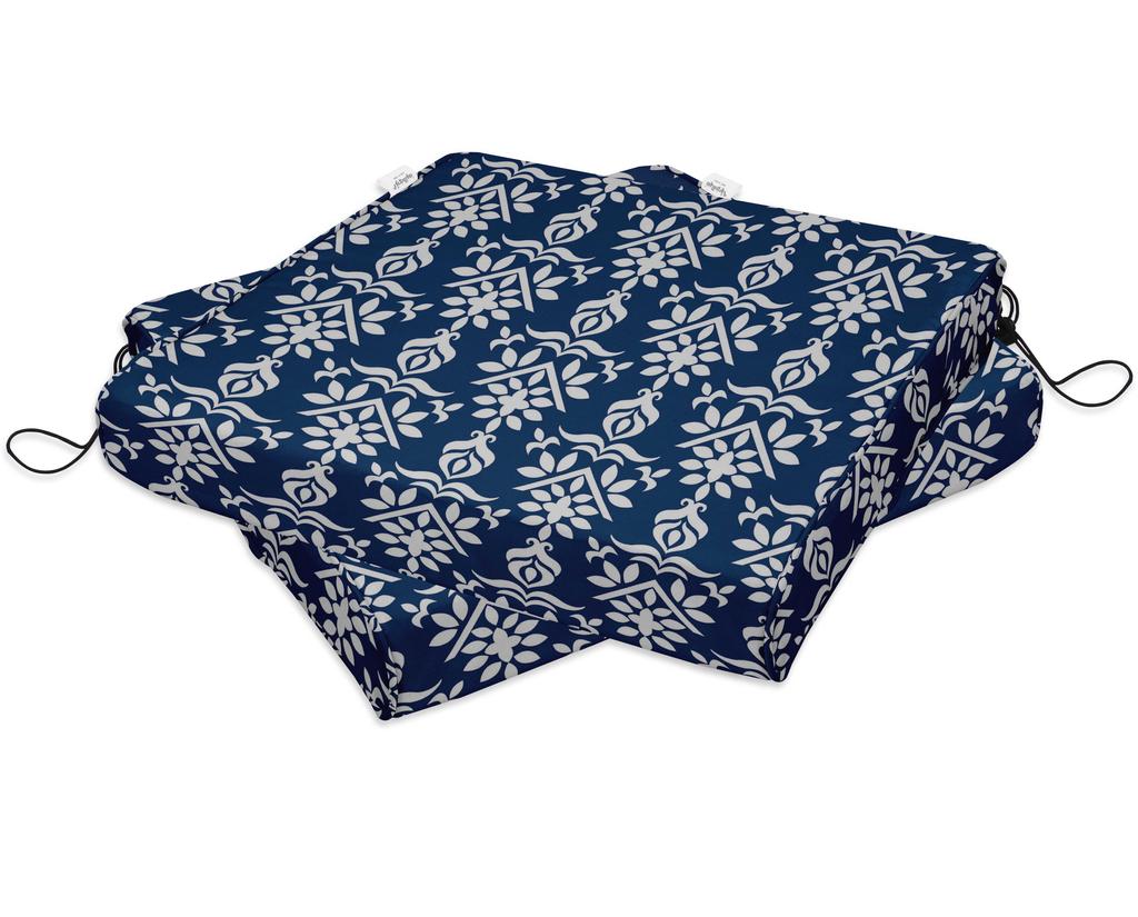 Vargottam Perfect Outdoor Indoor Square Corner Seat Cushions Water-Resistant Lounge Chair 18.5" X 16" Home Office Patio Furniture