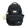 Schoolbag Contrasting Color Girl Backpack American Retro Large-capacity High School Student Schoolbag Harajuku Student Travel Backpack