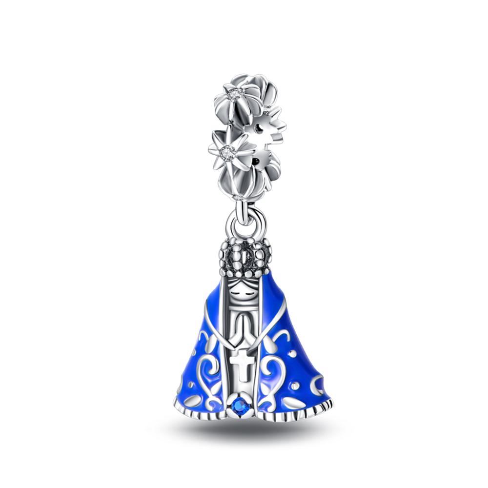 Шармы Plata Подвеска Девы Марии Медные Цвета Для Шармов Медные Цвета Оригинальный Браслет Для Изготовления Украшений