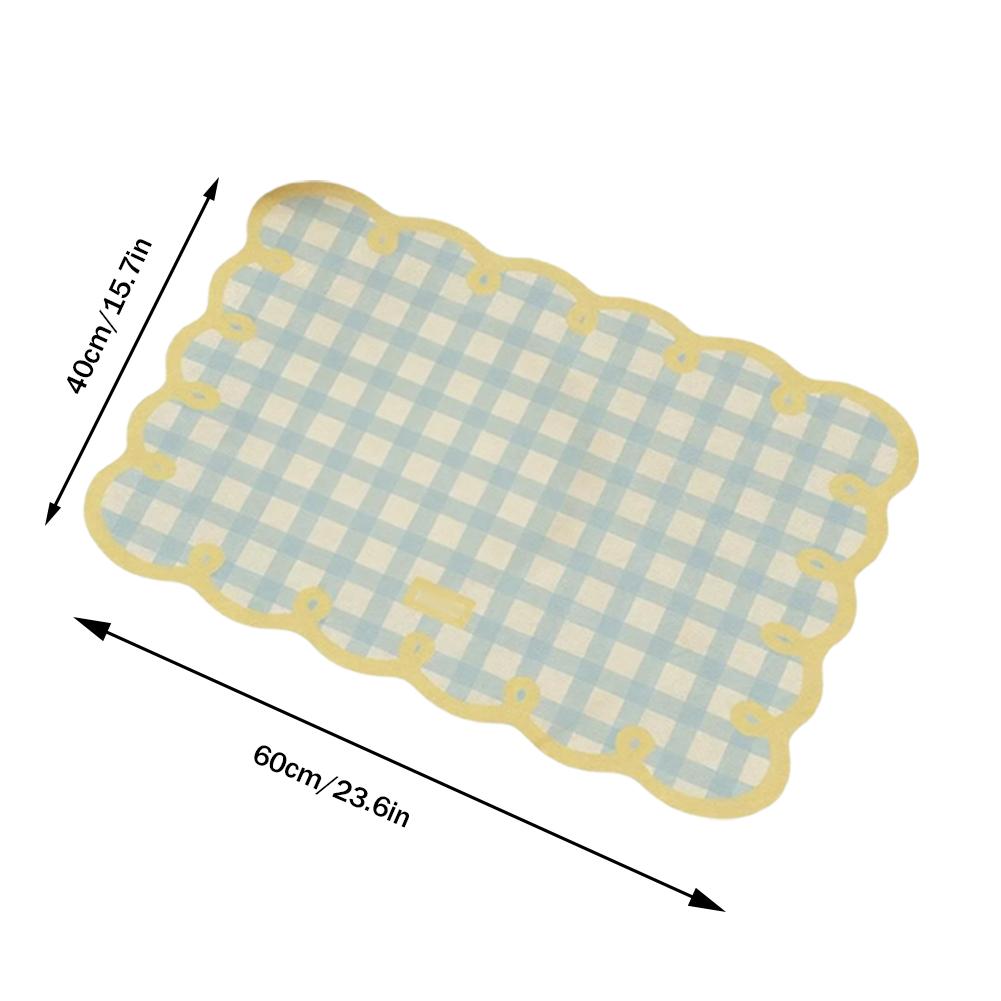 1pcs Waterproof Kitchen Mat Coffee Machine Pad Non Slip Drying Countertop Protector Appliance Pad Dish Drain Rack Table Mats