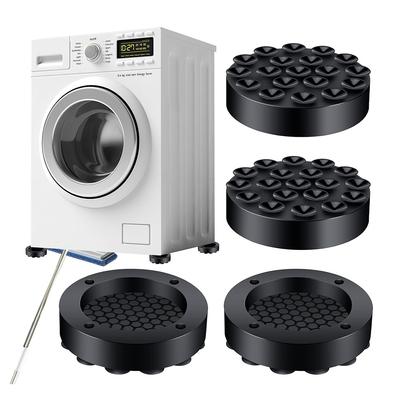 4 pièces Amortisseur de vibrations Machine à laver, Sous-couche universelle pour machine à laver