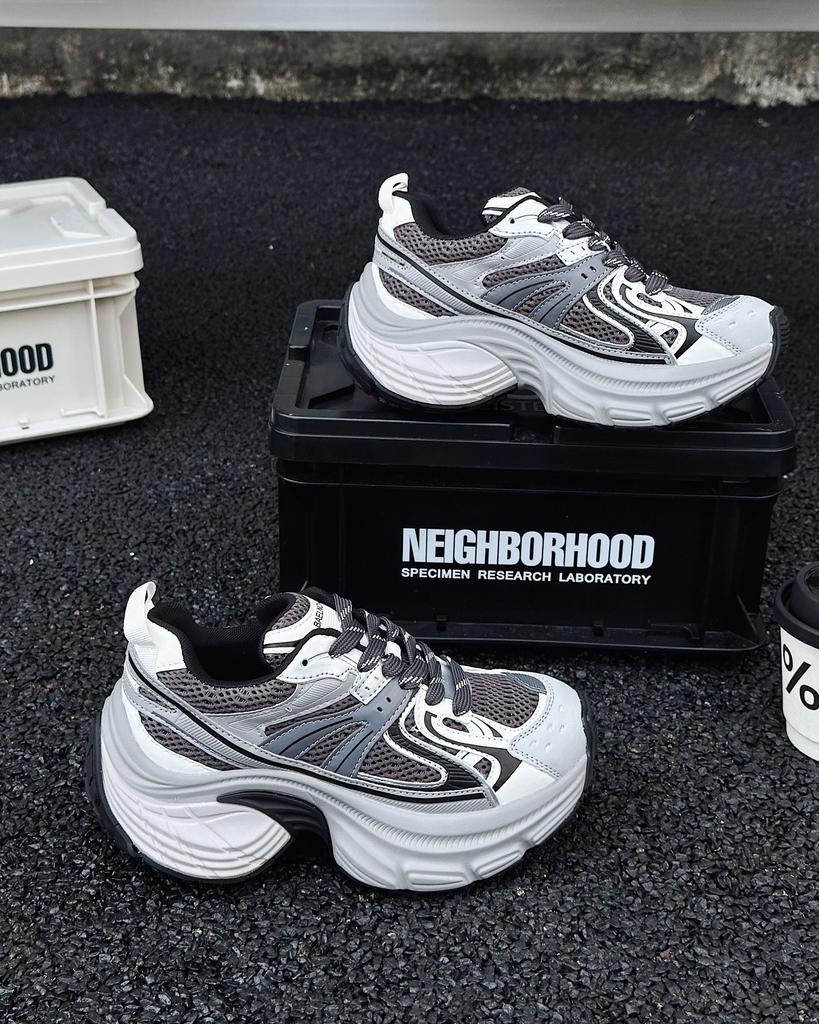 Small 6cm muffin sole heightening Paris Daddy shoes women's 2025 new thick-soled casual versatile trendy sports shoes