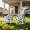 Irish Themed Geese Outfit For Patio Decoration Perfect For Patricks Day Celebration And Spring Parties