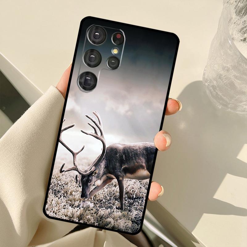 Deer Hunting Camo Case For Samsung Galaxy S25 S24 S23 S22 S21 S20 Ultra S9 S10 Plus S21 FE S25 FE Back Cover