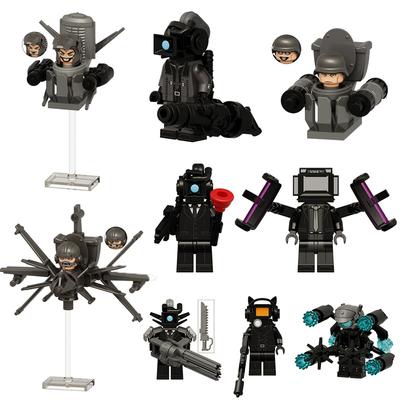 Kdl833 Kdl834 Toilet Man Building Block Figurine Small Particle Assembly Toy Bag