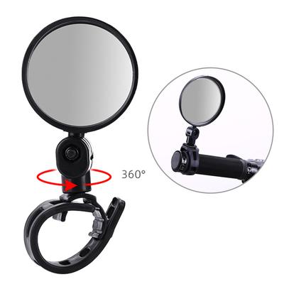 Bike Mirror 360 Degree Rotatable Cycling Rear View Mirrors Bicycles Handlebar Rearview Reflector Safe Wide Range Mirror