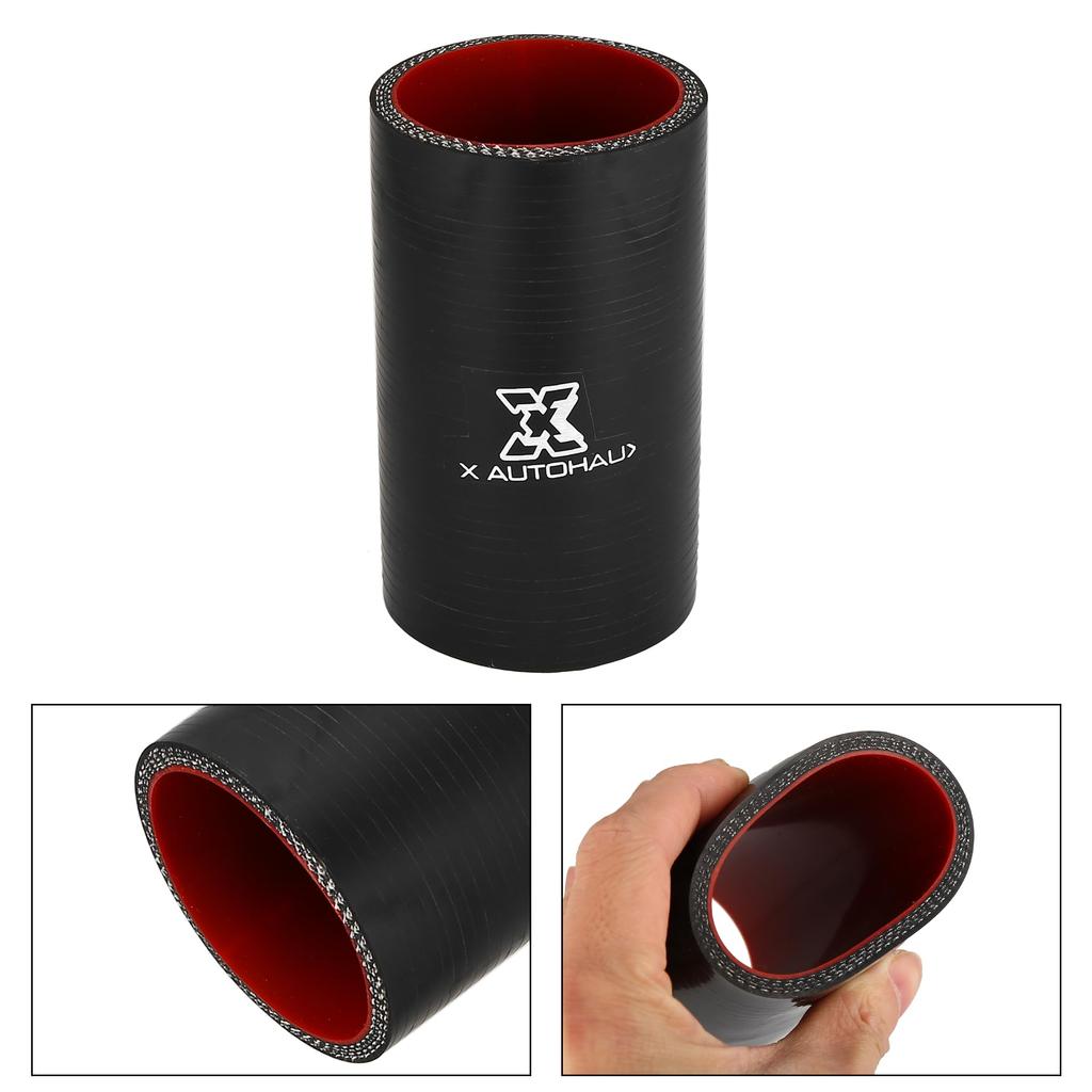X AUTOHAUX Silicone Hose, Intercooler Silicone Hose, Silicone Pipe, Radiator Hose, Inner Diameter 2.0
