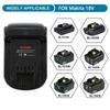 MT20ML Adapter Converter for Makita 18V BL1830 BL1850 Converted To for Milwaukee 18V Li-ion Battery Cordless Power Tool Use