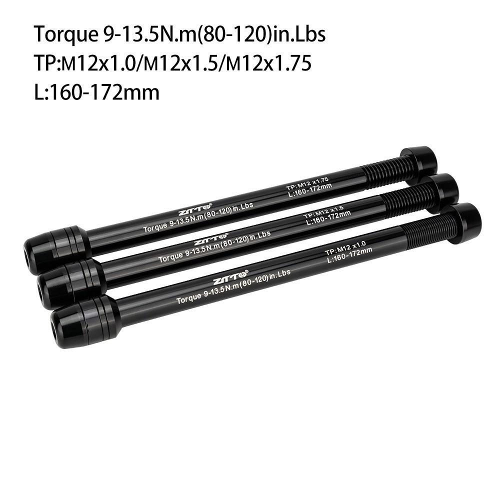 ZTTO Adaptér pro trenažér na pevnou osu 160-172 166-178 mm Rychloupínáky Pevná osa Jízdní platforma Závit M12x1.0/1.5/1.75
