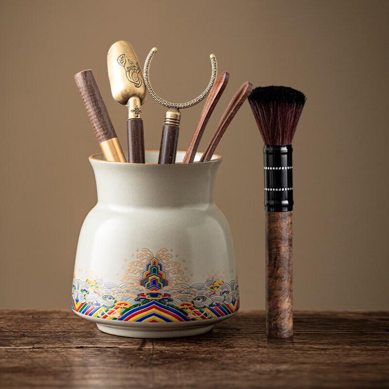 Ebony Wood Tea Ceremony Tool Set