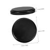 NUOBESTY Wooden Display Set of Round Inch Black Smooth for Miniature Figures and DIY 80g Stands, 3, Base, 3.15 Diameter, Finish, Crafts, Approx.