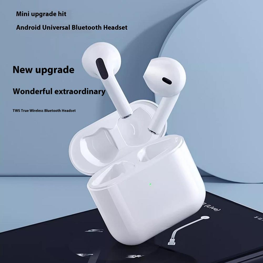 

Pro4 TWS Bluetooth Earphone Noise Reduction Call Wireless Music Headset White