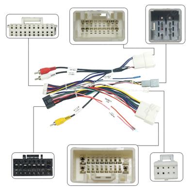 16pin Audio Wiring Harness Adapter w/Canbus Box For Mitsubishi Pajero Outlander