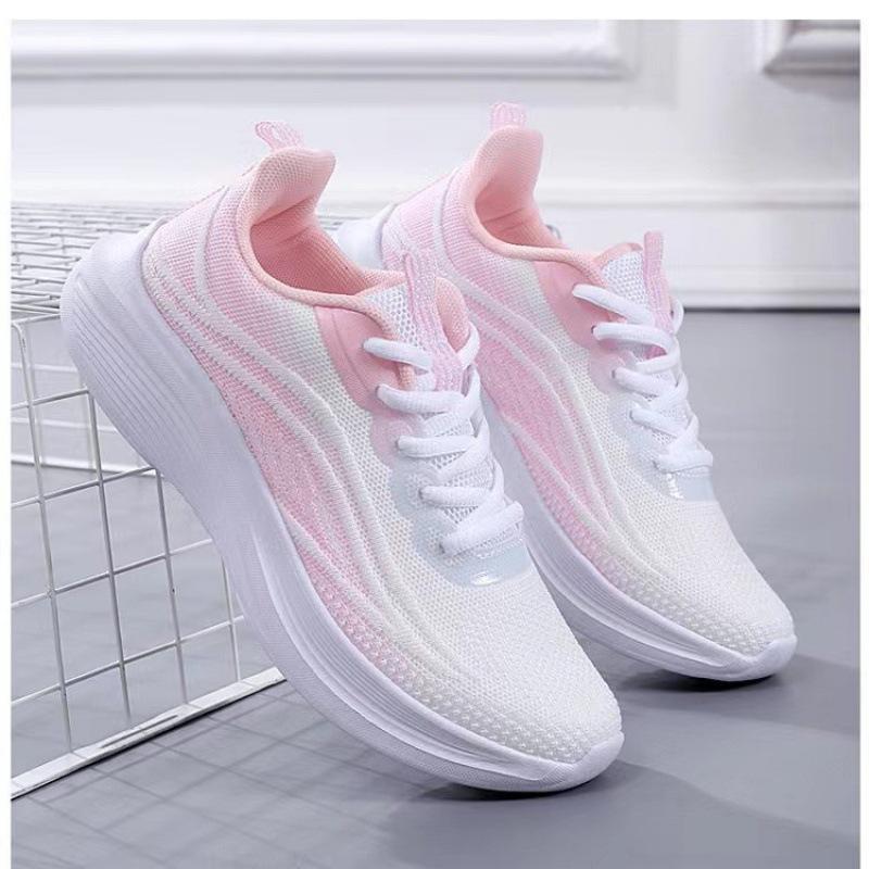 

Женская обувь, новые кроссовки для активного отдыха, летающие, тканые, дышащие, повседневные, легкие, кроссовки для бега, обувь для ходьбы, дорожная обувь 36 розовый