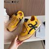 Inner Height Increase German Training Shoes Women's 2025 Spring New Retro Versatile Ugly Cute Fashion Leather Sports and Leisure Forrest Gump Shoes