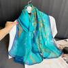 New Fashion Spring/Summer Women Print Headband Beach Chiffon Scarf Shawls Female Long Wraps Panama Beach Sunscreen Hijab
