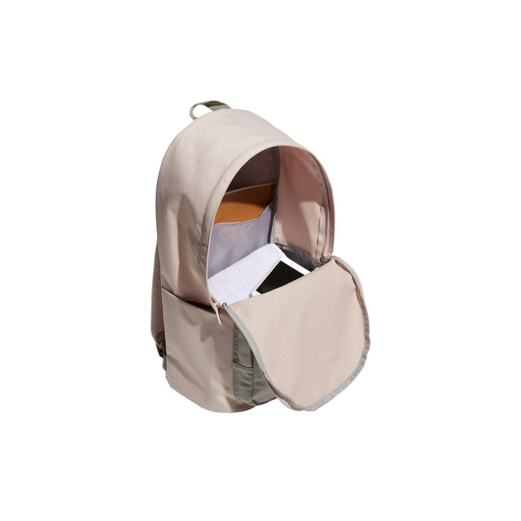 adidas Neo Basketball Style Simple Logo Polyester Backpack Unisex Backpack Miracle-Gray Brown IL1916