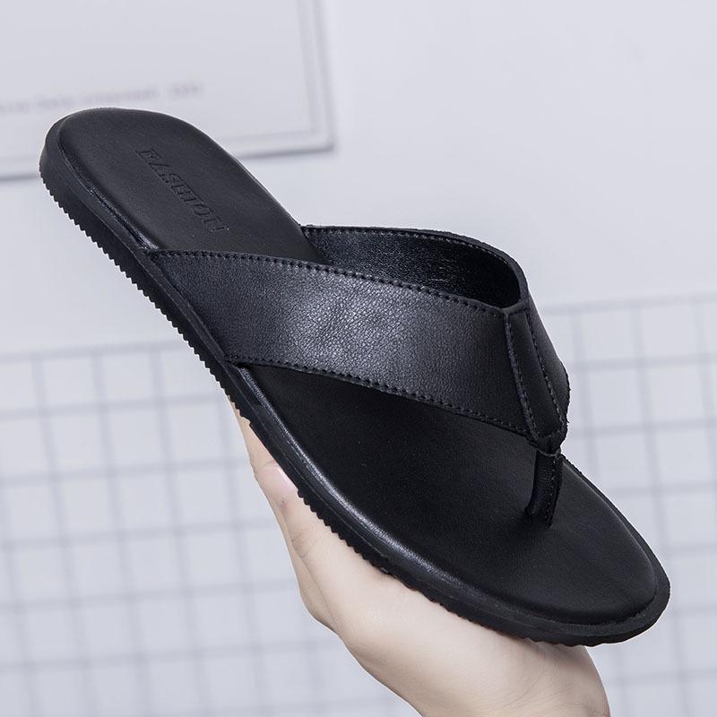 Flip Flops Summer New Men's Shoes Trendy Brand Indoor Outdoor Open-toe Sandals Light Casual Slippers Men