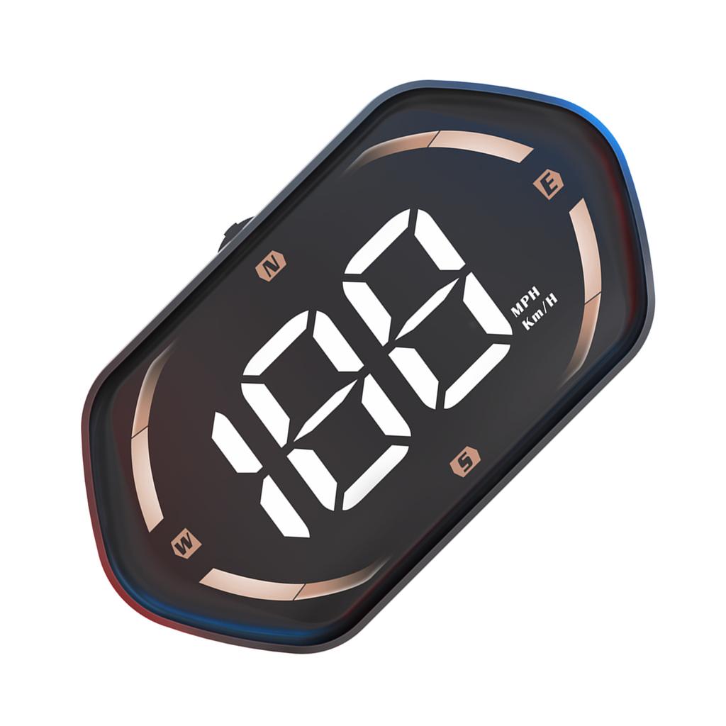 Car Hd-Up Display, GPS meter With MPH/ , Overspeed Alarm, Auto Brightness Adjustment, Plug and Play for All Vehicles