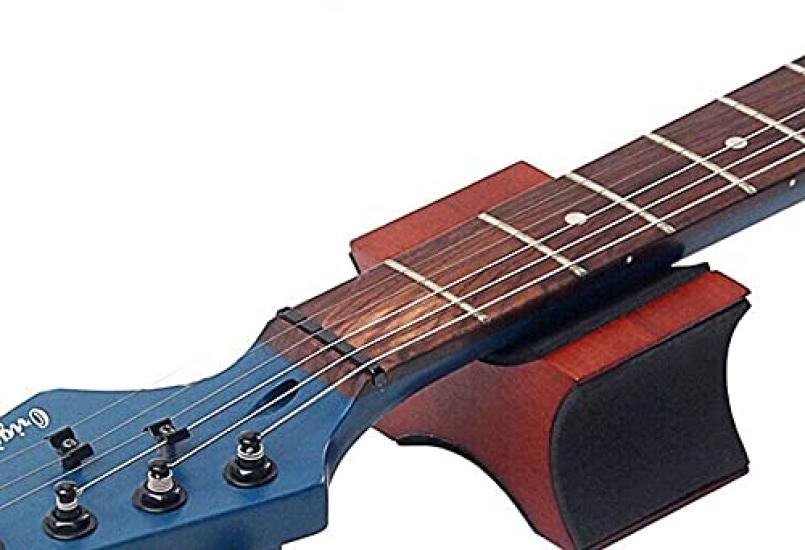 Fieldlabo Bequemes Gitarrenkissen Nackenstütze Erleichtert Saitenwechsel und Wartung (Holzart)