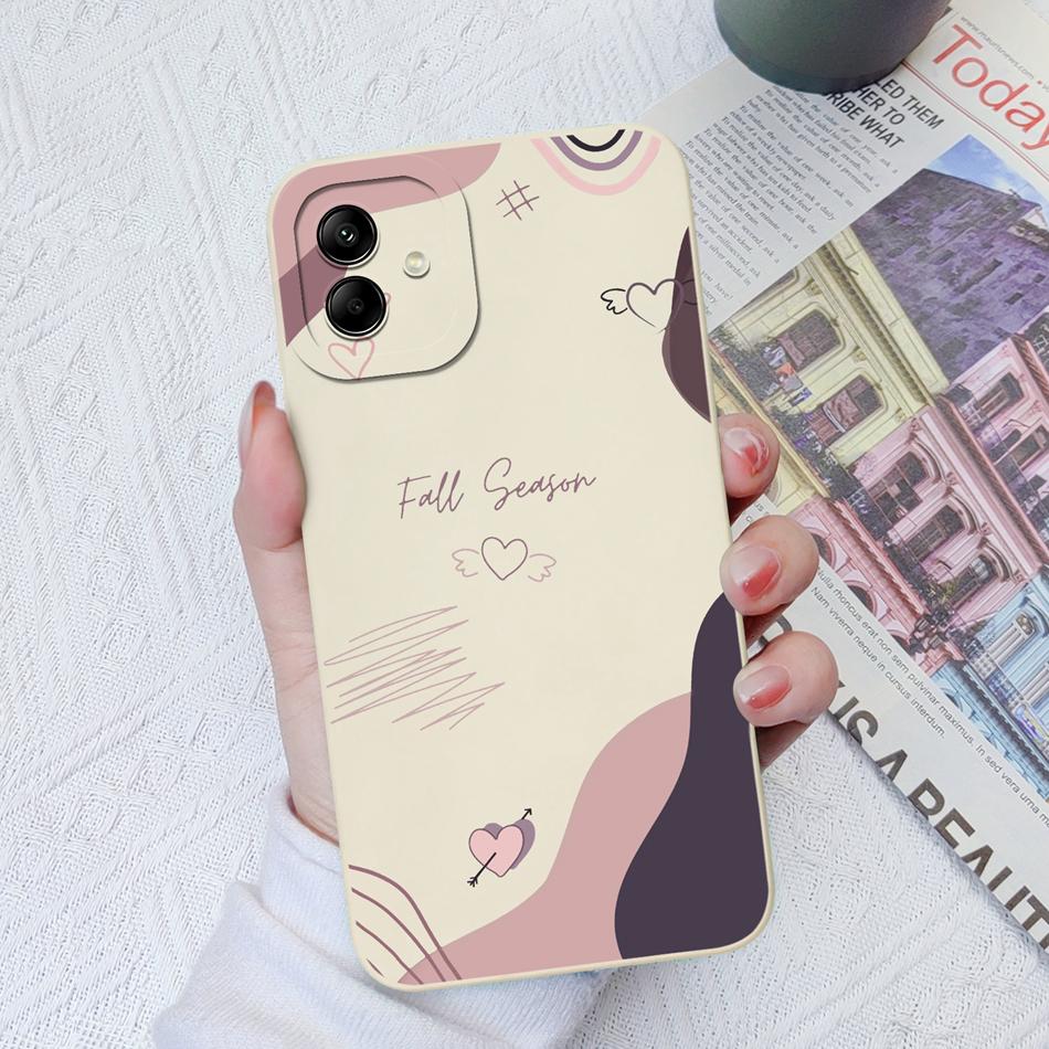 Für Samsung Galaxy A04 A04E A04S Handyhülle Katze Kamera Schutz Flüssigsilikon Rückseite Für Samsung A 04 E S Stoßstange Hülle