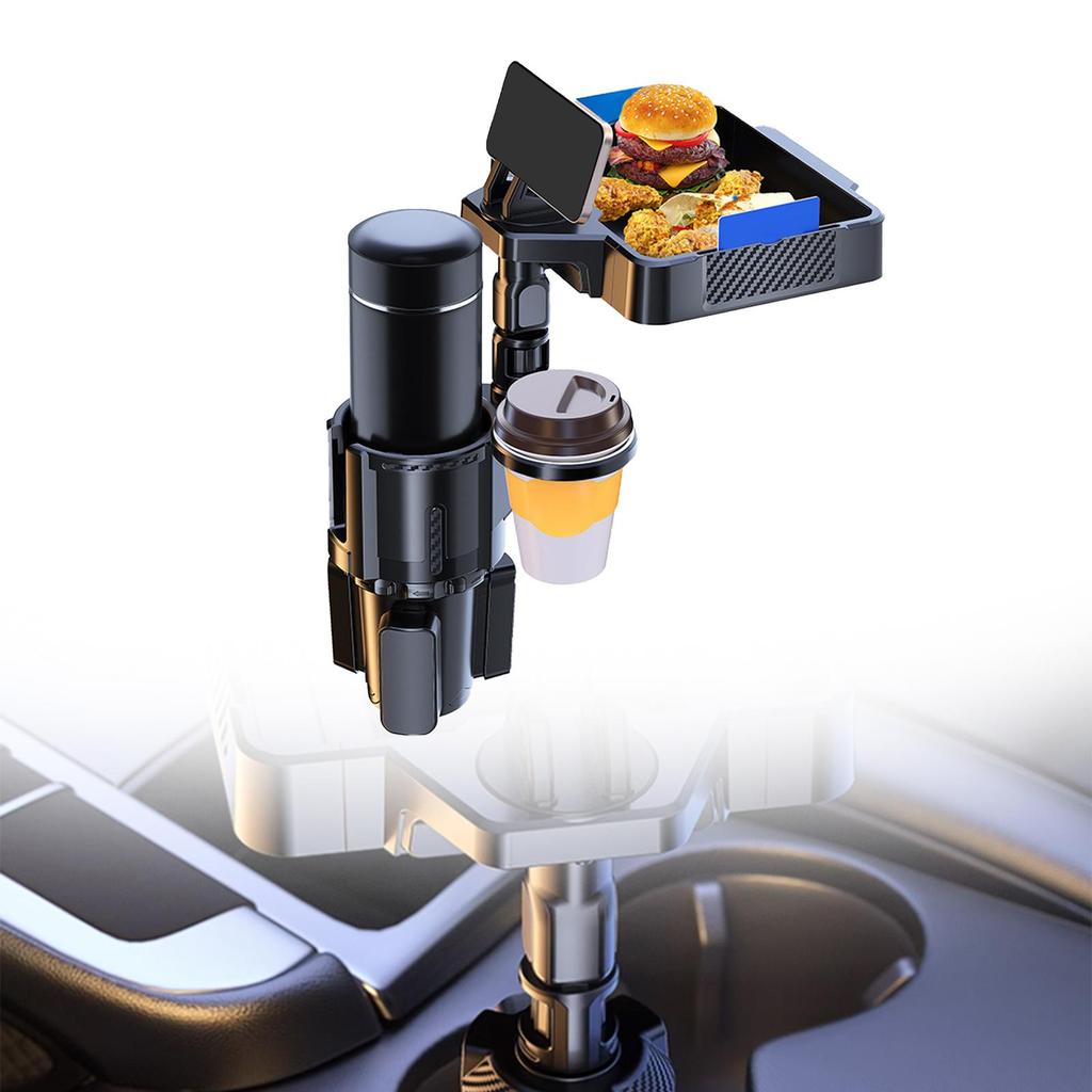 Generic Cup Holder Expander for Car Road Trip Essentials Automobile Organizer Double Cup Holder Easy to Install Expandable Base