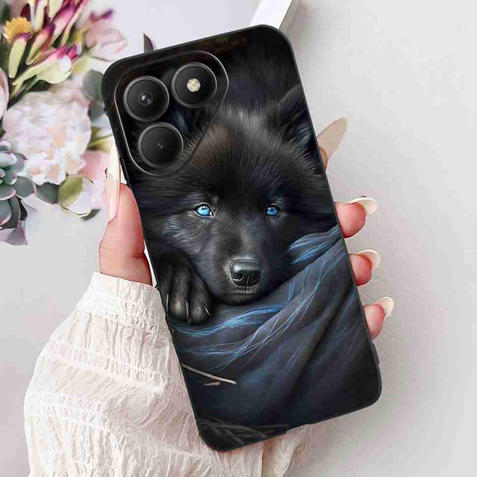 ShockProof Silicone Case For Tecno Pova 7 4G Cover Soft TPU Cases for Tecno Pova 7  Pova7 Neo 4G LJ6 Phone Cover Coque