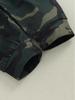 Toddler Autumn/Winter Letter Print Hoodie & Camouflage Pants Set