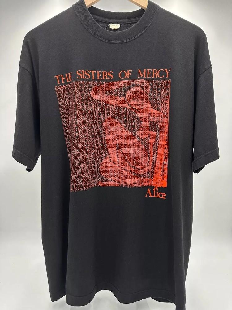 

The Sisters of Mercy Alice Band Cotton Black Unisex T-shirt Reprint S-5XL Unisex T-Shirt XXXXL