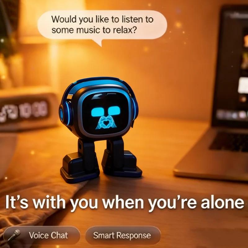 2026 New AI Robot Companion, Voice-Controlled Dancing Robot with Emotions, Auto Interaction & Cool Moves, Perfect Desk Gadget