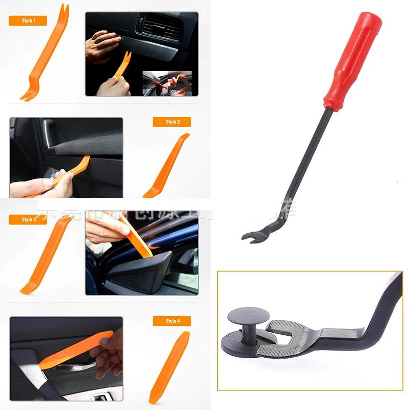 1-5Pcs Car Door Clip Car Disassembly Tools Set DVD Stereo Refit Kits Interior Plastic Trim Panel Dashboard Removal Tool