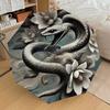 1PC Snake Flowers Umbrella-8-Rib Reinforced Portable Folding Travel Suitable for All Seasons Outdoor Daily Use-J384