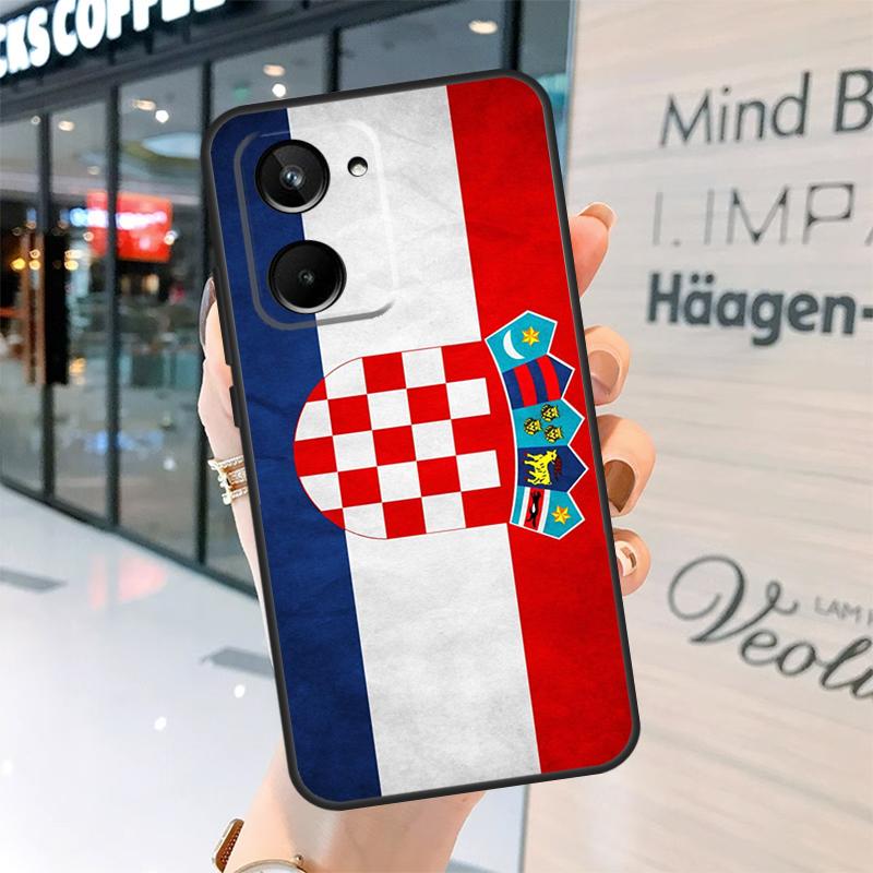 

Croatia Flag Case For Realme 15 Pro 12 11 13 14 Pro Plus GT6 GT7 C55 C51 C53 C25 C63 C61 C65 C67 C71 C75 Realme C31